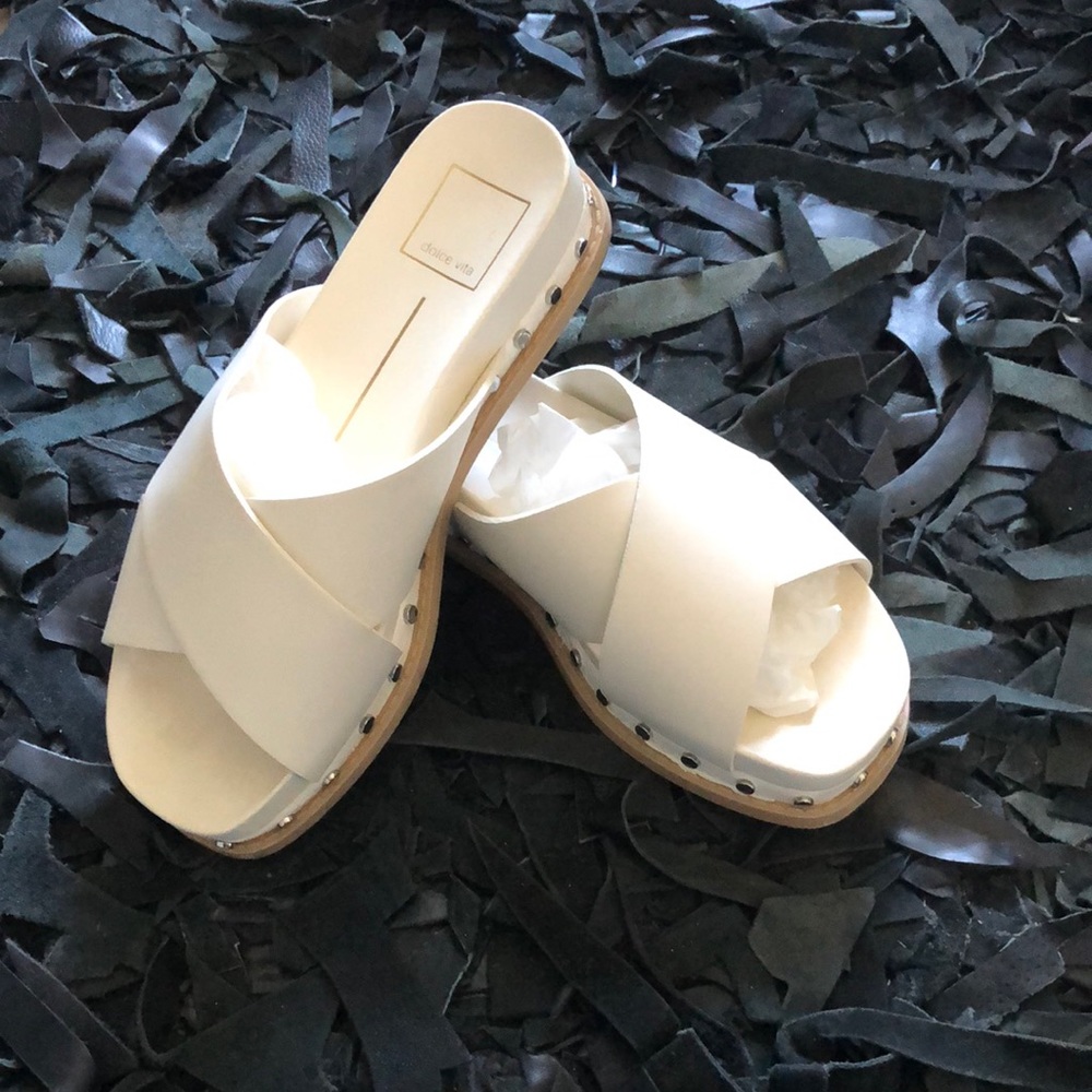 Dolce Vita White Sandals